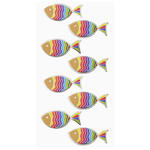 SALE Sticker Fische, Beutel mit 8 St�ck