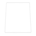SALE Metall-Rechteck Wei� - Verschiedene Gr��en