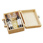 Miniatur Weinbox Set f�r Wichtel / Geldgeschenke, ca. 4,5 x 3,3 x 2 cm