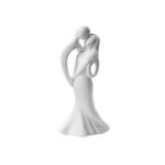 Figur: Hochzeitspaar modern, 10 cm, Wei�