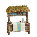 NEU Miniatur-Strandbar / Tiki-Bar, Gr��e 7 x 8 x 2,5 cm