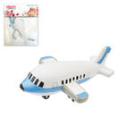 Hobbyfun Miniatur- Flugzeug, 6cm, blau-wei�