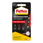 NEU Pattex Mini Trio Sekundenkleber Fl�ssig, Blisterpackung mit 3 x 1g Tuben