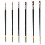 SALE Allround-K�nstlerpinsel, Premium-Synthetikhaar, flach, langer Stiel - Verschiedene Gr��en