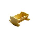 SALE Miniatur Holz-Wiege, 5cm, natur