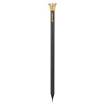 Bleistift mit Krone, HB, schwarz