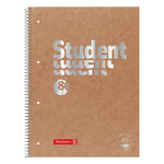 NEU College-Block DIN A4 Pressspan braun - Verschiedene Lineatur