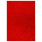 NEU Glitter-Karton, 200 g/qm, einseitig mit Glitzer, DIN A4, Rot