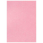 NEU Glitter-Karton, 200 g/qm, einseitig mit Glitzer, DIN A4, Rosa Irisierend