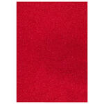 NEU Glitter-Karton, 200 g/qm, einseitig mit Glitzer, DIN A4, Weinrot