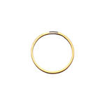 Naturrohring Bambus, Metallklemme, 12 cm