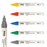 SALE Kreul Glas & Porzellan Pen Glitter, 1-3 mm - Verschiedene Farben