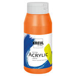 Kreul Triton Acrylfarbe, 750 ml, Fluoreszierend Orange