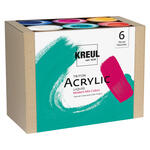 Kreul Triton Acrylfarben-Set, Modern Mix Colors, 6 x 750 ml