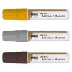 Kreul Acryl Marker Metallic XXL 15mm - Verschiedene Farbt�ne