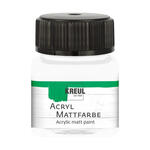 Kreul Acryl-Mattfarbe / Bastelfarbe, 20ml, Wei�
