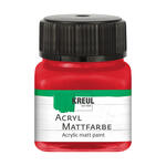 Kreul Acryl-Mattfarbe / Bastelfarbe, 20ml, Dunkelrot
