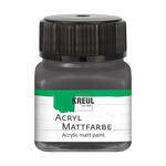Kreul Acryl-Mattfarbe / Bastelfarbe, 20ml, Graphitgrau