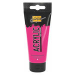 Kreul Solo Goya Acrylic Acrylfarbe, 100 ml, Fluoreszierend Pink