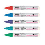 Kreul Textil Marker / Stoffmalstift, Glitter, Medium, 2-4 mm - Verschiedene Farben