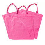 Sparpack, Baumwolltasche Pink, 12 St�ck