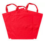 Sparpack, Baumwolltasche Rot, 12 St�ck