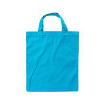 Farbige Baumwolltasche 38x42cm, Hellblau