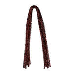 Chenilledraht / Pfeifenputzer / Biegepl�sch Glitzer, 8mm x 50cm, 10 Stk., Rot
