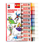 NEU Marabu KiDS Window Color Set, 10 x 25 ml
