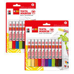 Marabu Kids Textilmarker Set, 3mm - Verschiedene Gr��en