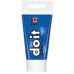 NEU Marabu DO IT craft paint / Acrylfarbe seidenmatt, 75 ml, Mittelblau