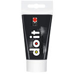 NEU Marabu DO IT craft paint / Acrylfarbe seidenmatt, 75 ml, Schwarz