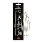 myboshi Maschenraffer 3er-Set, aus Aluminium