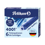 SALE Pelikan Standard-Tintenpatronen, 4001 K�nigsblau l�schbar, 6 St�ck