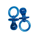 SALE Schnuller / Kunststoffanh�nger, 2 cm, 10 St�ck, Blau