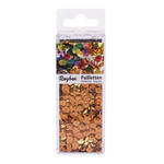 Rayher Pailletten gew�lbt, waschbar, 6mm �, 4000 St�ck, kupfer