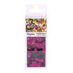 Rayher Pailletten gew�lbt, waschbar, 6mm �, 4000 St�ck, rotlila