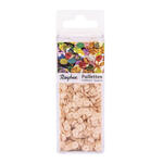 Rayher Pailletten gew�lbt, waschbar, 6mm �, 4000 St�ck, hell beige