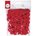 Rayher Pompons, 20 mm, 50 St�ck, rot