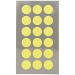 NEU Office Sticker, neon-gelbe Punkte - Verschiedene Gr��en