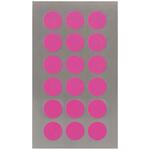 NEU Office Sticker, neon-pinke Punkte - Verschiedene Gr��en