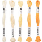 Sticktwist, 8 Meter, Farbe: Hellgelb - Verschiedene Farbschattierungen