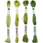 Sticktwist, 8 Meter, Farbe: Kiwigr�n - Verschiedene Farbschattierungen