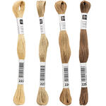 Sticktwist, 8 Meter, Farbe: Algengr�n - Verschiedene Farbschattierungen