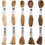 Sticktwist, 8 Meter, Farbe: Sand - Verschiedene Farbschattierungen
