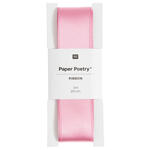 Satinband gl�nzend, 100% Nylon, Pink, 25 mm x 3 m