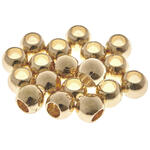 Metall Gro�loch-Perlen, Itoshii Ponii, Perle, 9 x 7 mm, 20 Stk, Gold