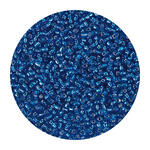 Rocailles-Perlen, 2 mm, 14 g, T�rkis mit Silbereinzug