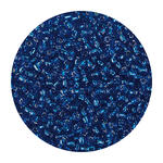 Rocailles-Perlen, 3,1 mm, 14 g, T�rkis mit Silbereinzug