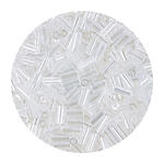 Rocailles-Perlen St�bchen, 6,75 mm, 14 g, Transparent